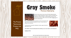 Desktop Screenshot of graysmoke.com