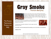 Tablet Screenshot of graysmoke.com